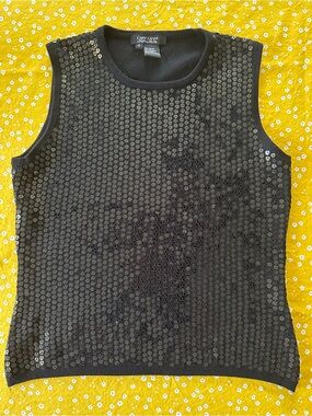 Vintage Karen Kane Sequin Tank Top